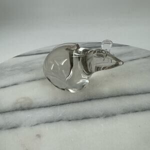 Vintage art glass Mouse